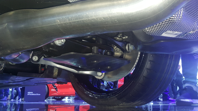 2019 BMW 3 Series rear suspension aero guides